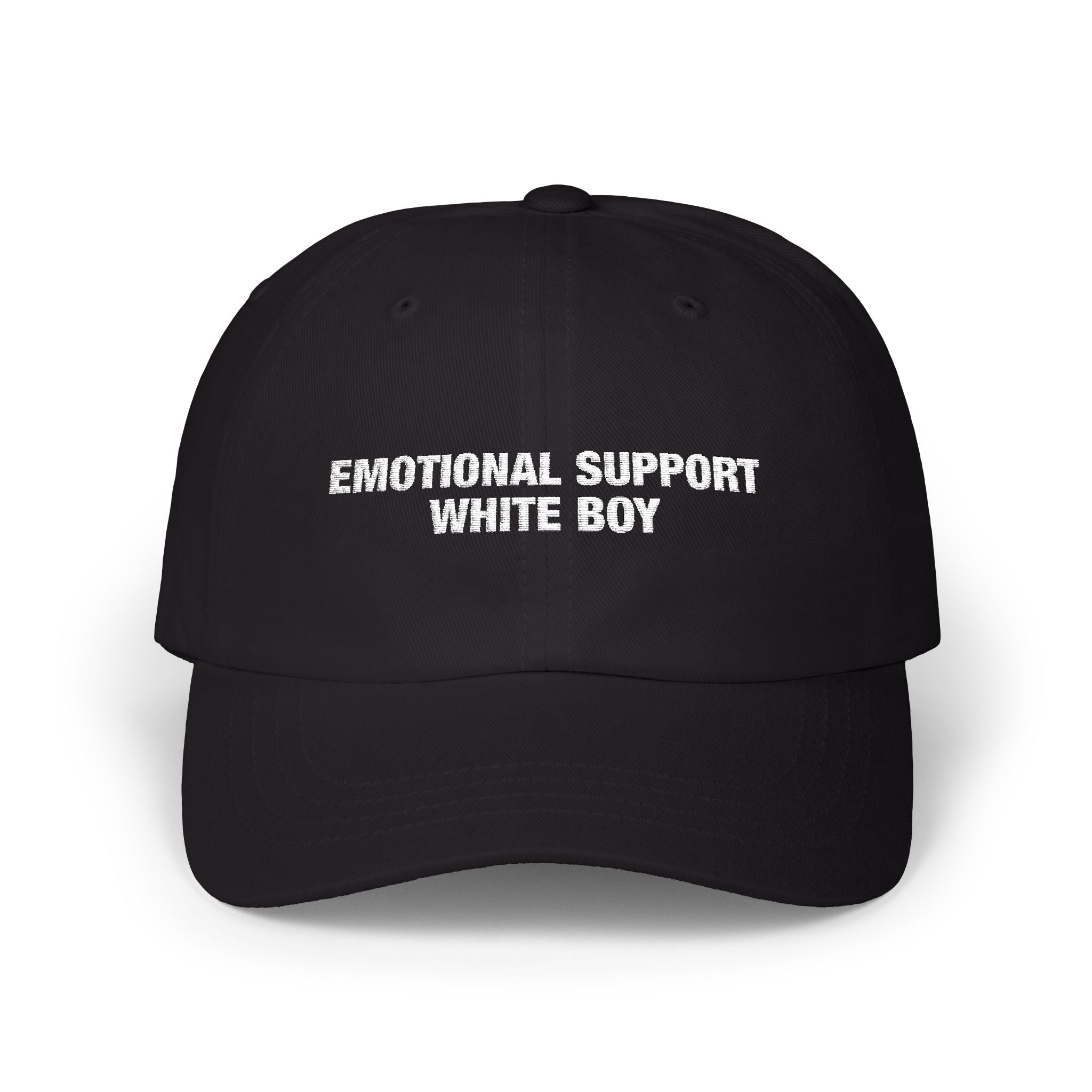 Emotional Support White Boy Hat