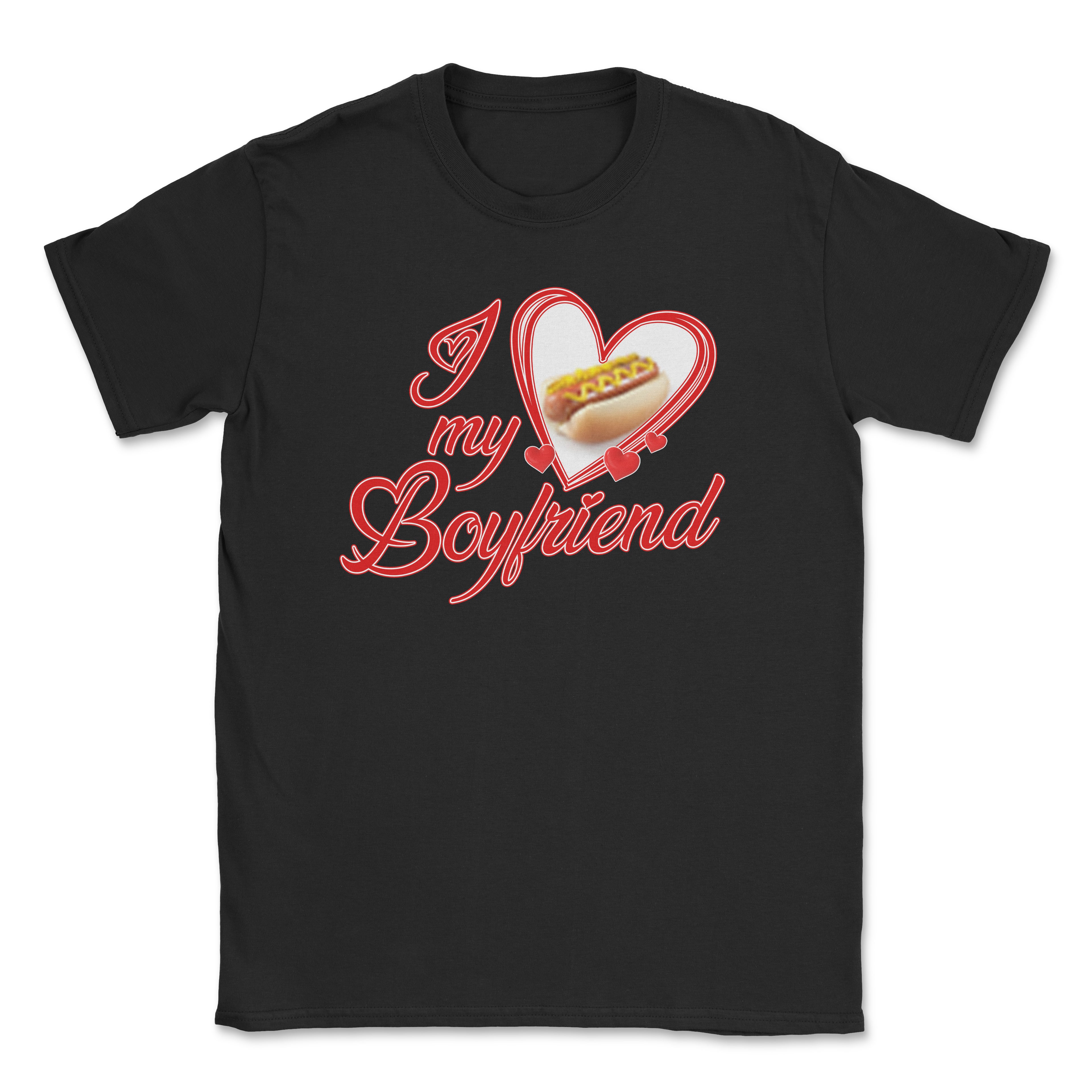 I love my boyfriend (a succulent hot dog)