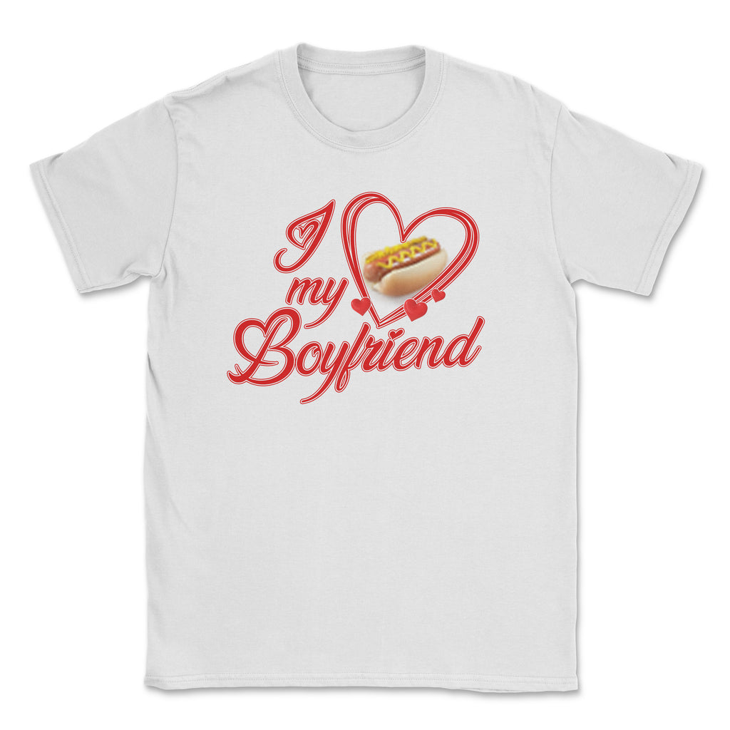 I love my boyfriend (a succulent hot dog)