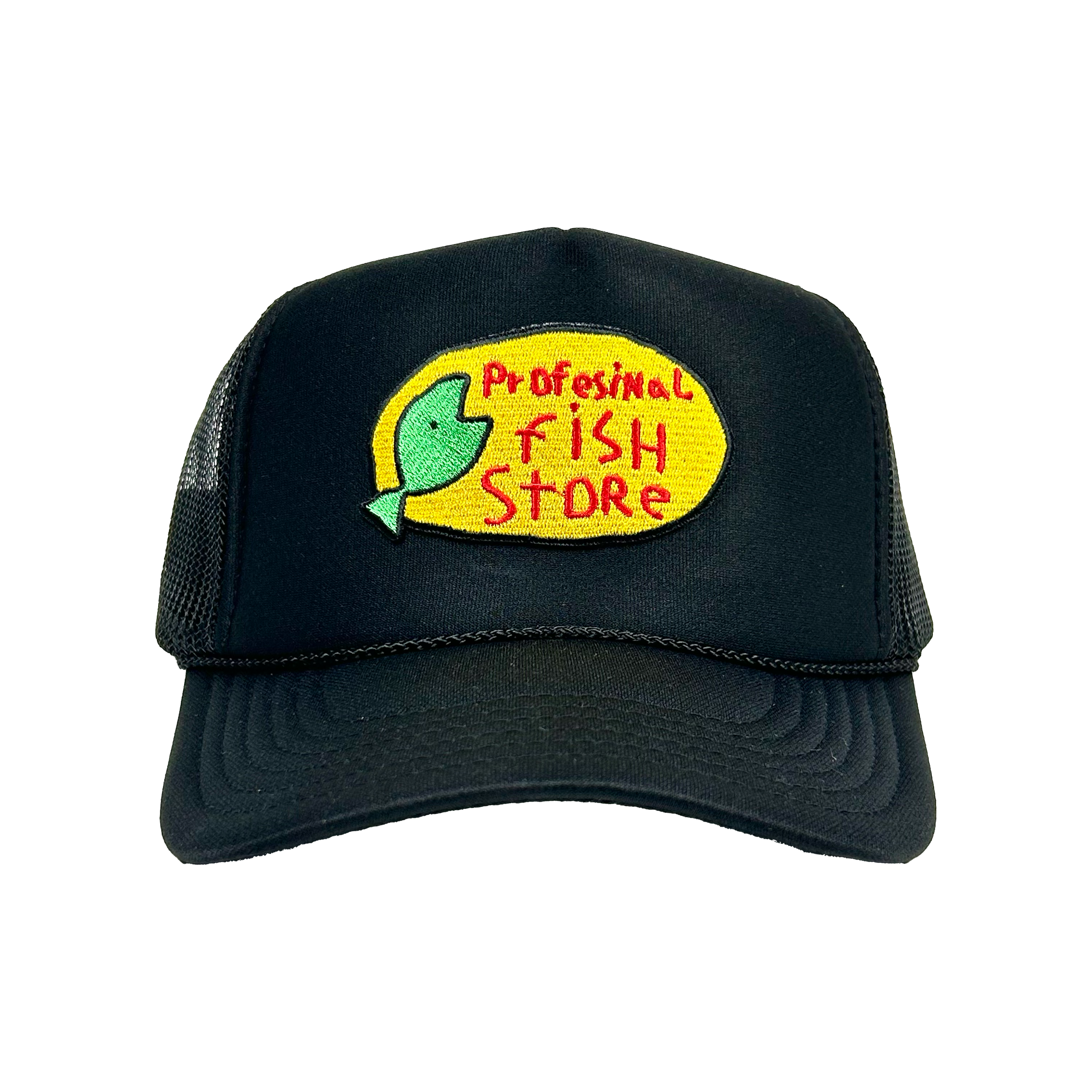 Profesinal Fish Store Trucker Hat (Embroidered Logo)