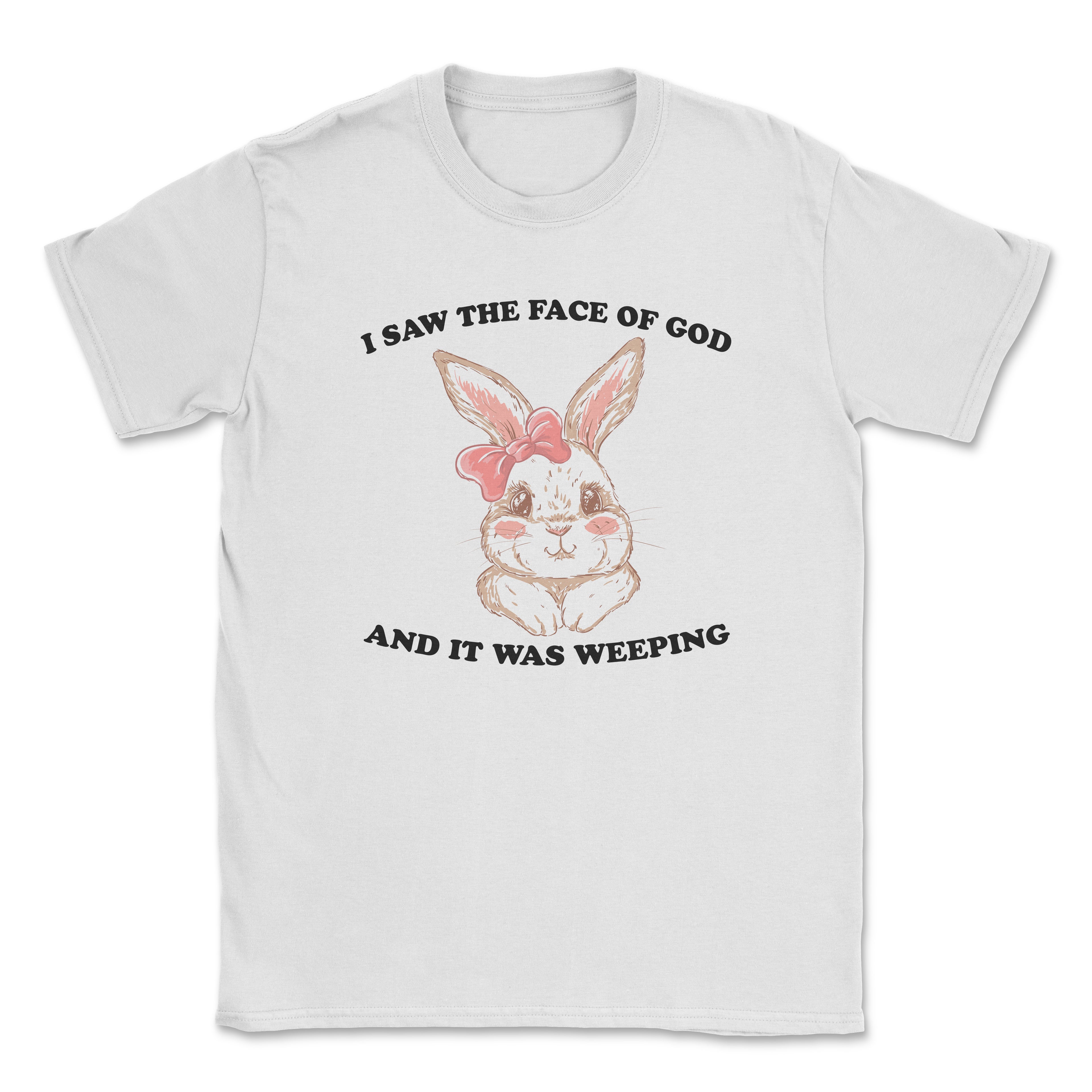 I saw the face of god and it was weeping