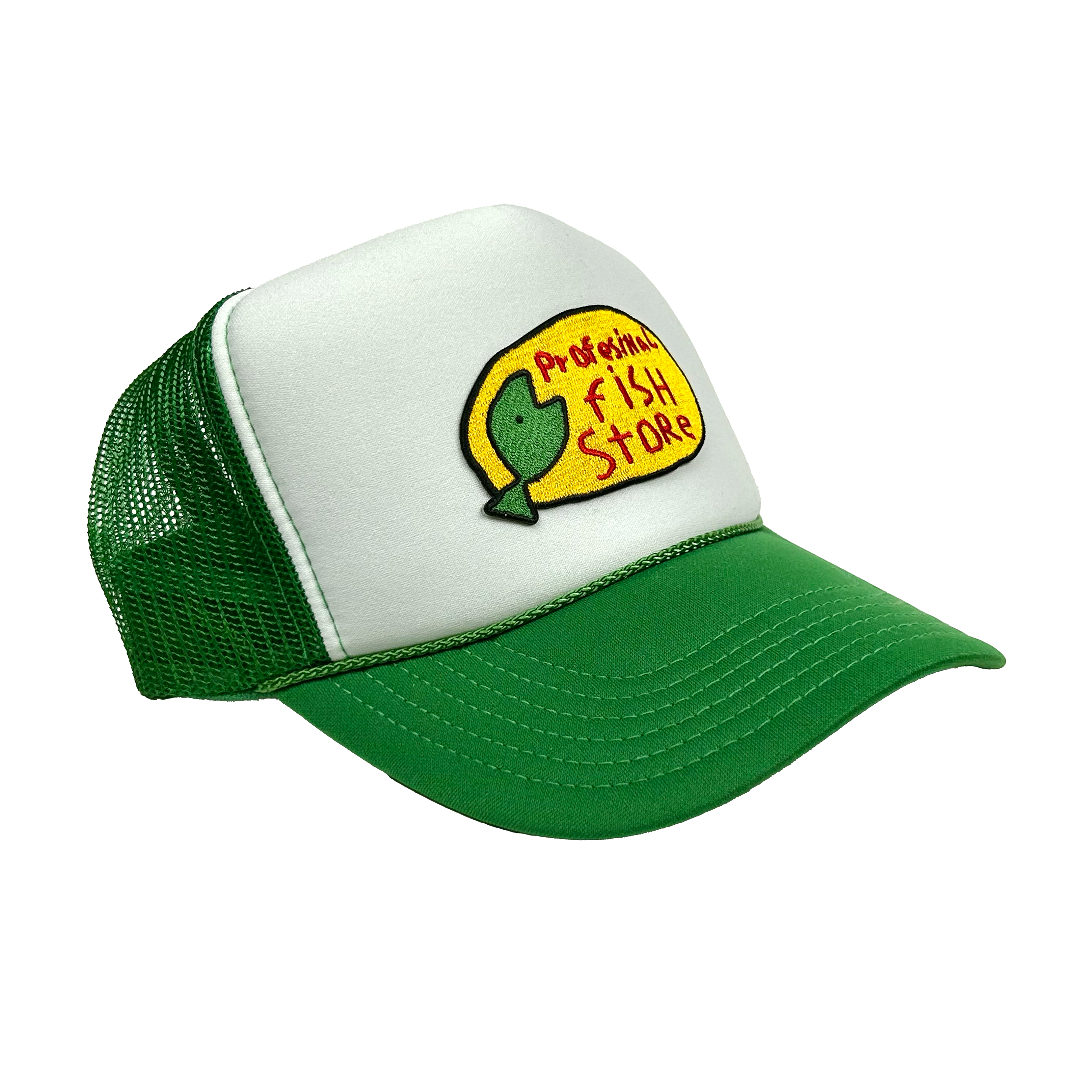 Profesinal Fish Store Trucker Hat (Embroidered Logo)