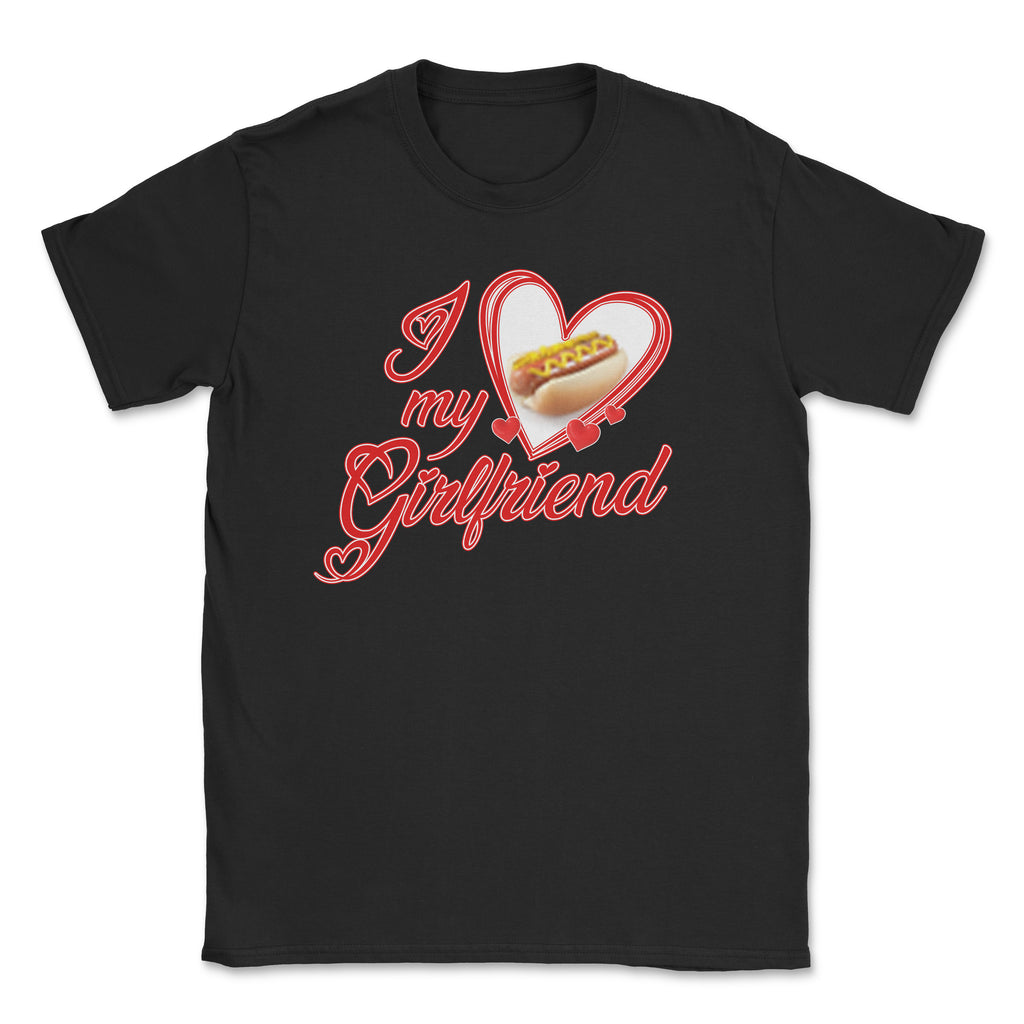 I love my girlfriend (a succulent hot dog)