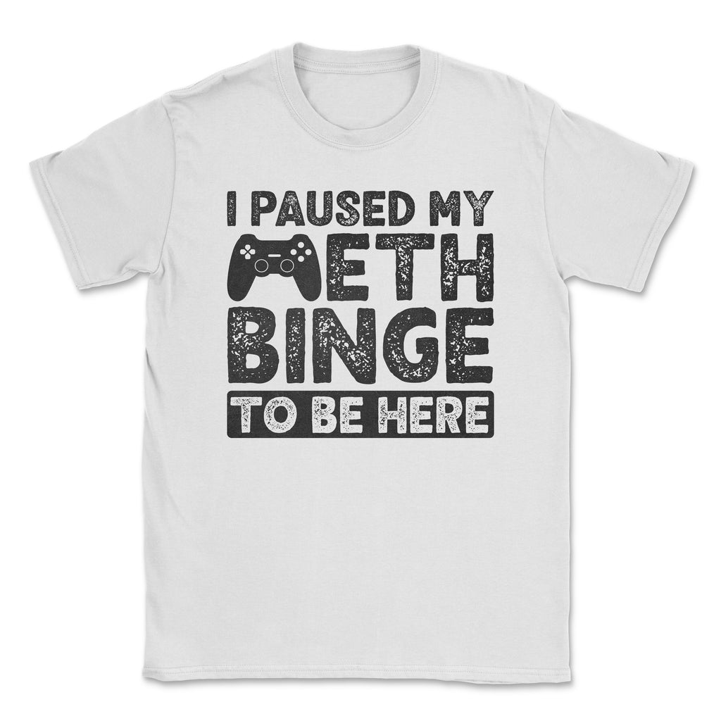 I paused my meth binge to be here