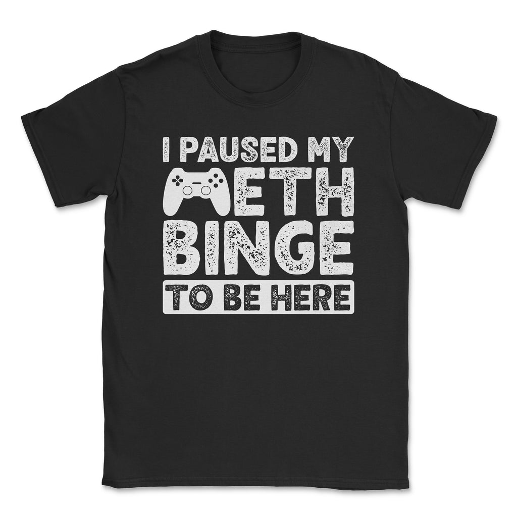 I paused my meth binge to be here