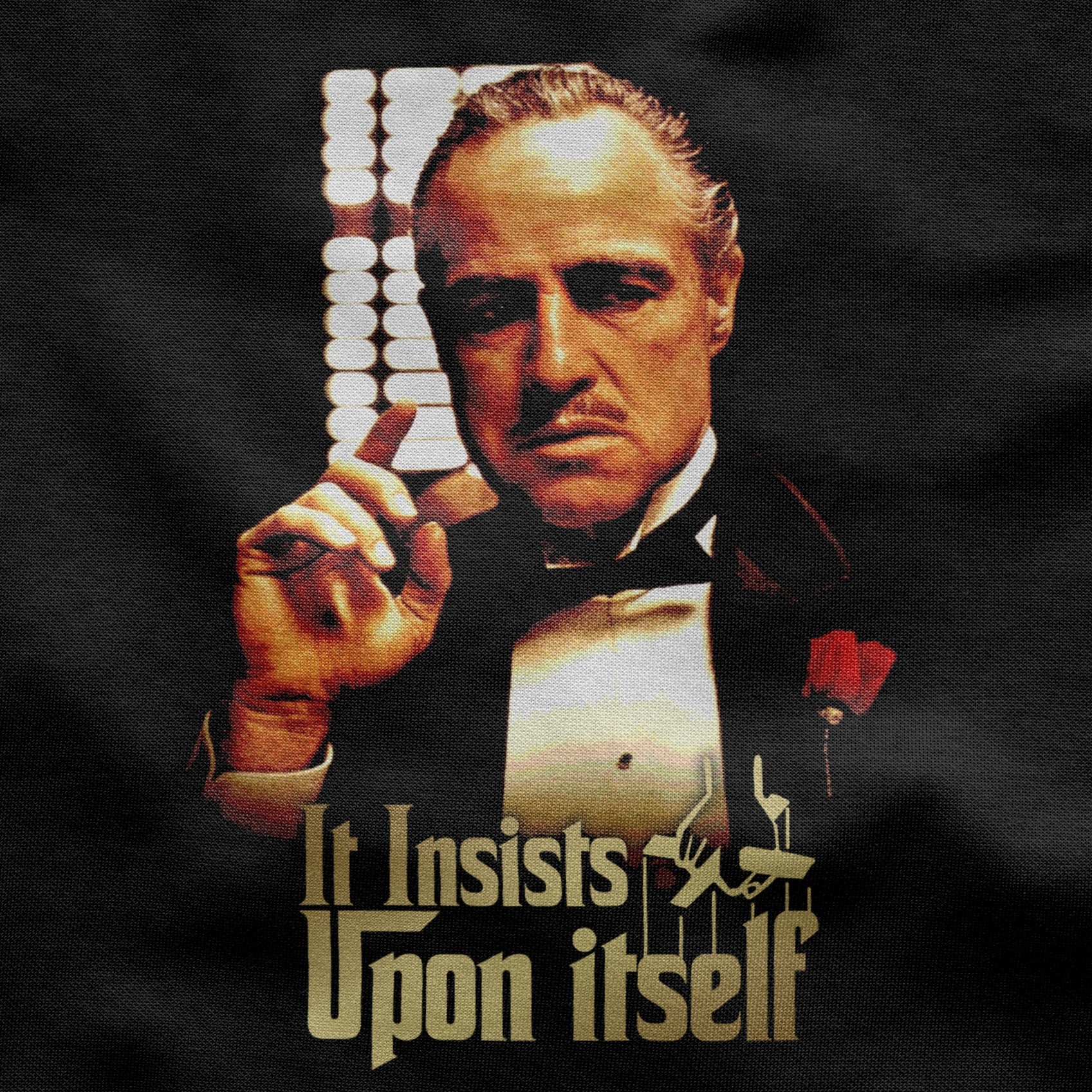 It insists upon itself