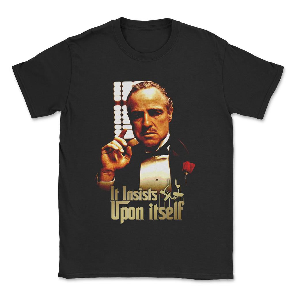 It insists upon itself