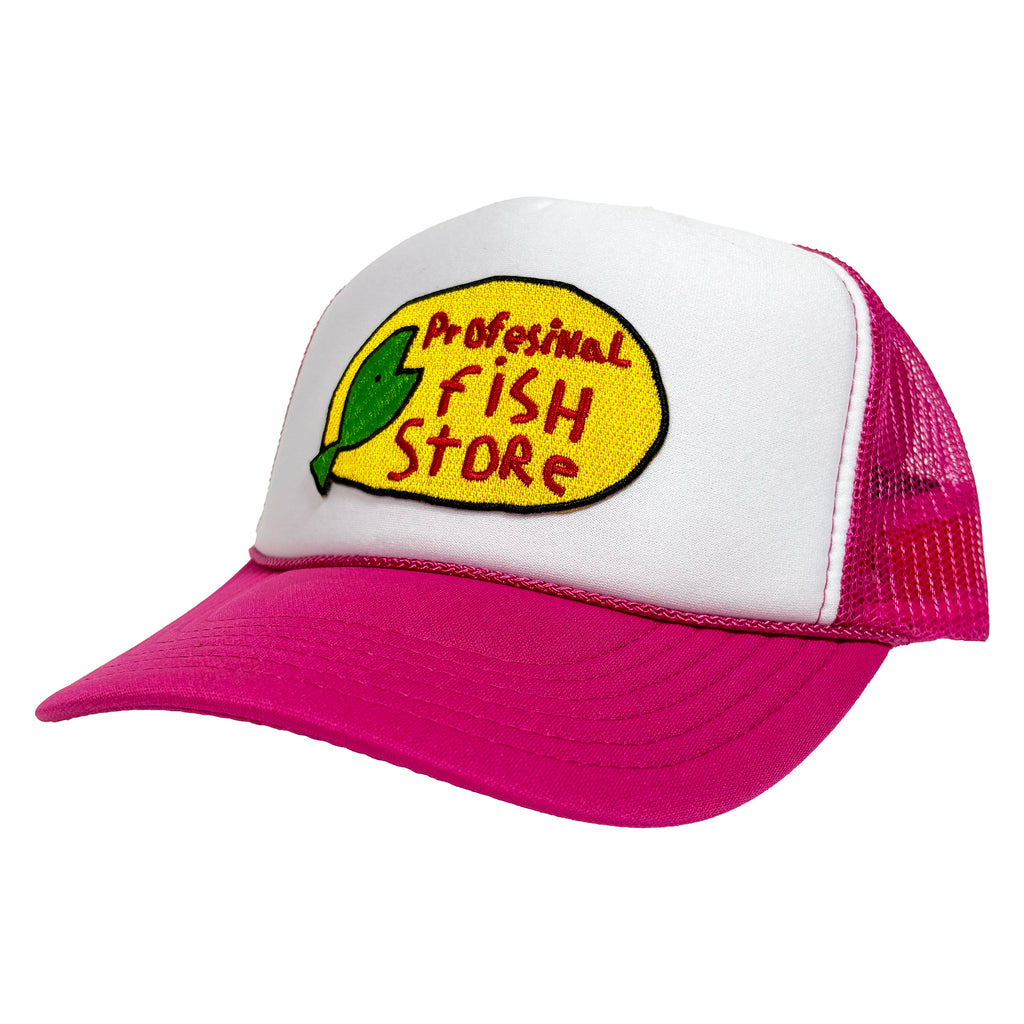 Profesinal Fish Store Trucker Hat (Embroidered Logo)