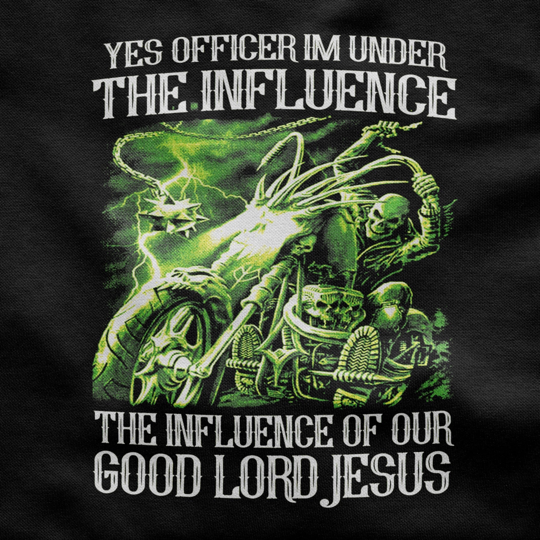 Yes officer I'm under the influence...